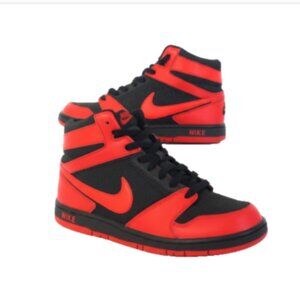 Nike Prestige High Top Sneakers Red Black Men’s Size 10